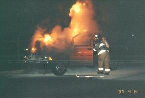 Car fire 1