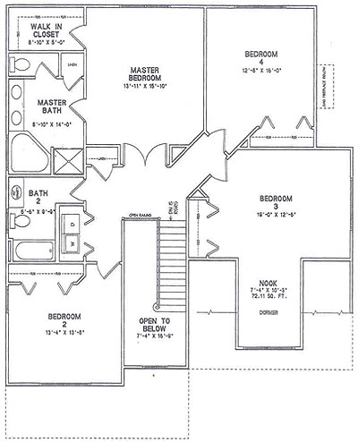 second floor plan