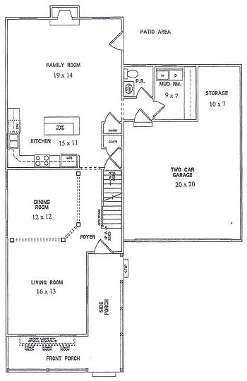 First floor plan