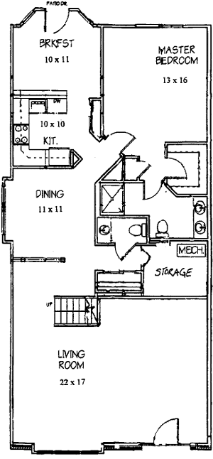 Townhome floor plans