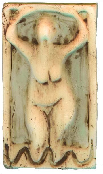 Lilith, A Bas Relief Tile