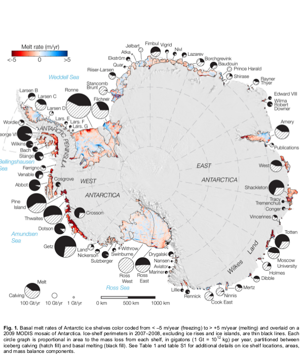 Basal Melt of Antarctic 
Ice Shelves